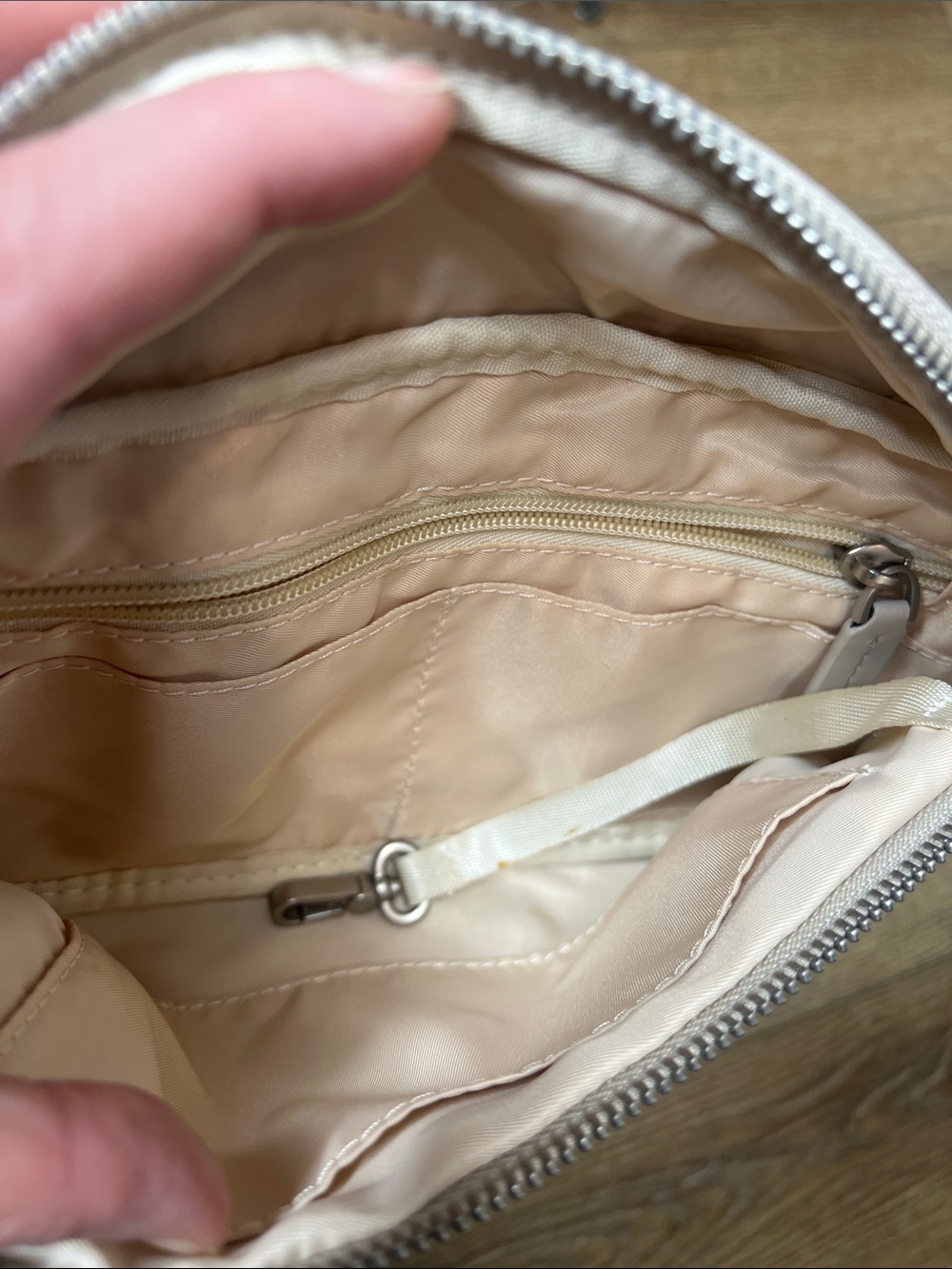 Monos Beige Faux Leather Sling Bag - Picture 5 of 7